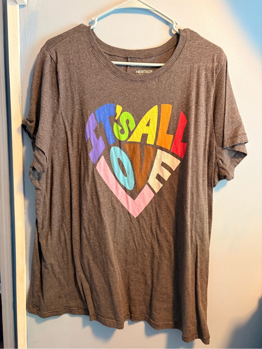 torrid size 2 Heritage grey Tee with Multicolor Graphic